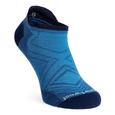 Smartwool Run Zero Cushion Low Ankle Socks Futózokni - laguna blue