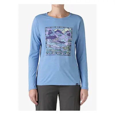 Patagonia L/S Cap Cool Daily Graphic Shirt Lands Női pulóver - trailseekers/abundant blue