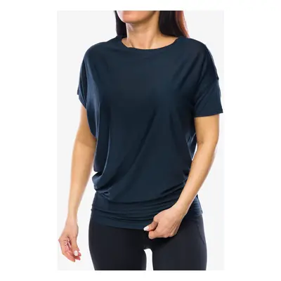 Super.natural Yoga Loose Tee Női merino gyapjú póló - blueberry