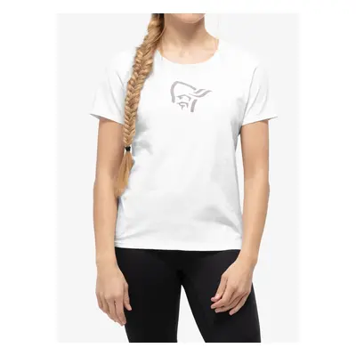 Norrona Cotton Viking T-Shirt Női pamutpóló - white