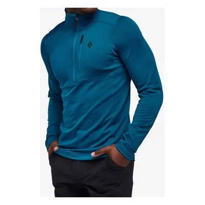 Black Diamond Coefficient LT Quarter Zip Pullover Termoaktív felső - kingfisher