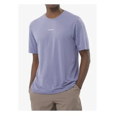 Salomon Shkout Core S/S Tee Edzőpóló - blue grani