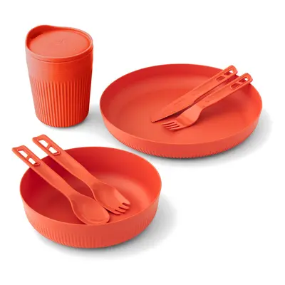 Sea to Summit Passage Dinnerware Set 7P Edénykészlet - orange