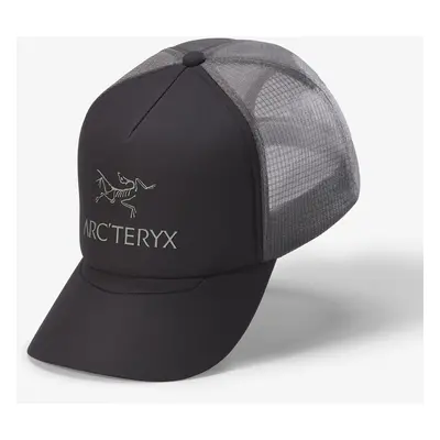 Arcteryx Bird Word Trucker Curved Hat Baseball-Sapka - black/graphite