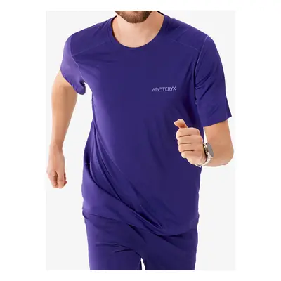 Arcteryx Cormac ArcBird Logo SS Futópóló - soulsonic heather/moonstone