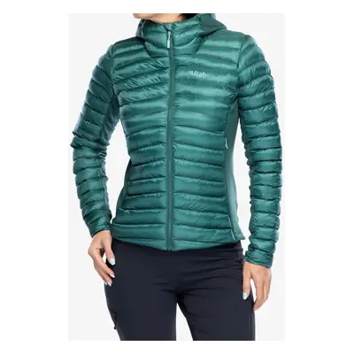 Rab Cirrus Flex Hoody Női bélelt kabát - eucalyptus/green slate