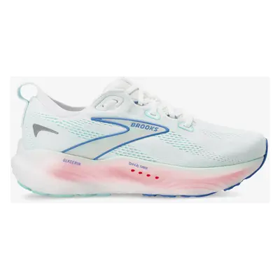 Brooks Glycerin Női futócipők - white/limpet shell/blue