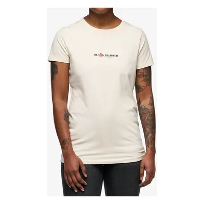 Black Diamond Heritage Wordmark SS Tee Női póló - off white