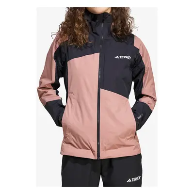 adidas TERREX Xperior Hybrid RAIN.RDY Jacket Női kabát - warm clay/black