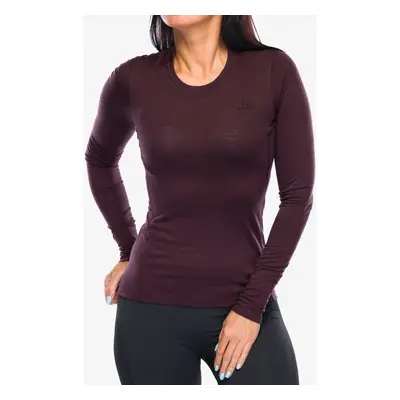 Odlo Merino BL Top Crew Neck LS Termoaktív női felső - fudge