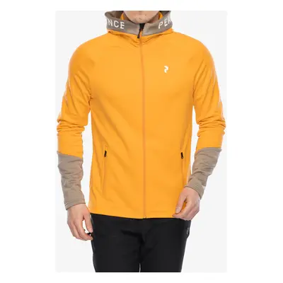 Peak Performance Rider Zip Hood Kapucnis felső - blazing orange/avid beige