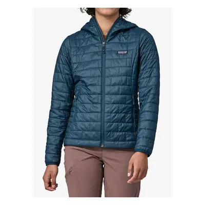 Patagonia Nano Puff Hoody Női bélelt kabát - lagom blue