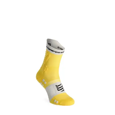 Compressport Pro Racing Socks v4.0 Trail Futózokni - maize/dawn blue