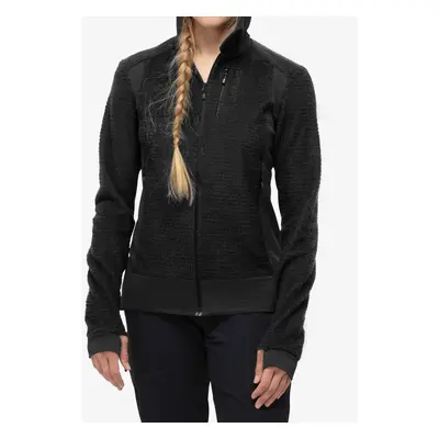 Norrona Falketind Alpha120 Zip Hood Női polárfelső - caviar black