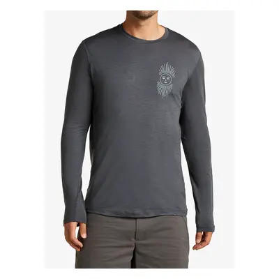 Icebreaker Merino Tech Lite LS Tee IB Solar Férfi pulóver - obsidian