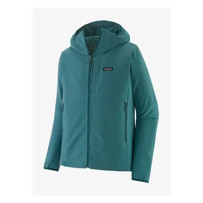 Patagonia R1 TechFace Hoody Softshell kabát - wetland blue