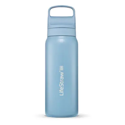 Lifestraw Go 2.0 Stainless Steel Water Filter oz (710 ml) Vízszűrő palack - icelandic blue