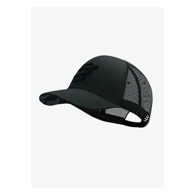 Compressport Trucker Cap Baseball-Sapka - black/black refl