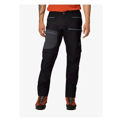 Norrona Trollveggen Flex1 Zip-Off Pants Nadrág - caviar black