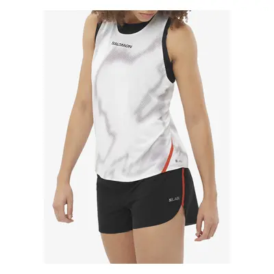 Salomon S/Lab Speed Singlet Női top - white/white/and