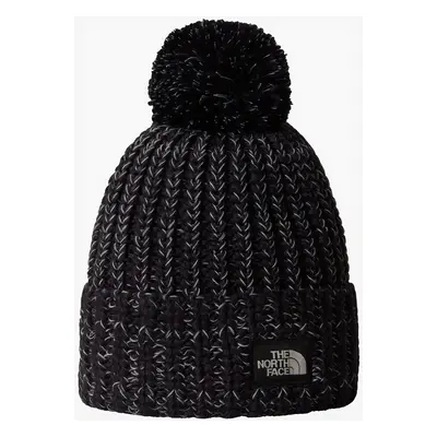 The North Face Cozy Chunky Cabin Beanie Téli sapka - tnf black/white dune