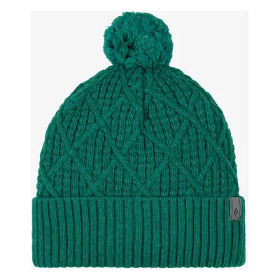 Black Diamond Cable Cuff Pom Beanie Téli sapka - laurel green