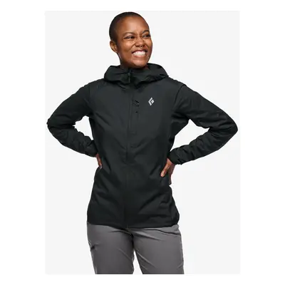 Black Diamond Alpine Start Insulated Hoody Női softshell-kabát - blck