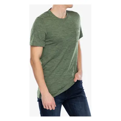 Smartwool Bear Trail Hemp Short Sleeve Graphic Tee Merinó póló - fern green heather