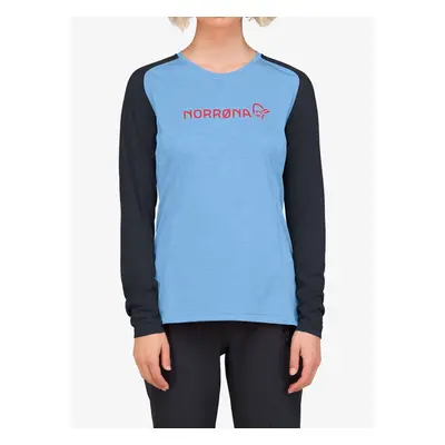 Norrona Fjora Equaliser Lightweight Long Sleeve Női hosszú ujjú póló - frozen fjord