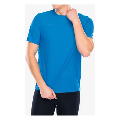 Hoka Performance Run Short Sleeve Futópóló - hoka blue