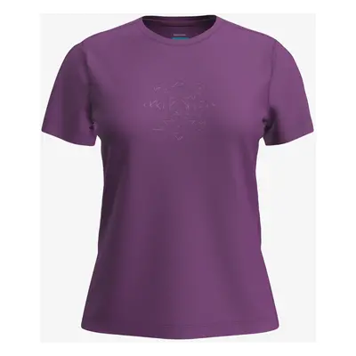 Icebreaker Merino Cool-Lite Sphere SS Tee Fusion Női póló - passion