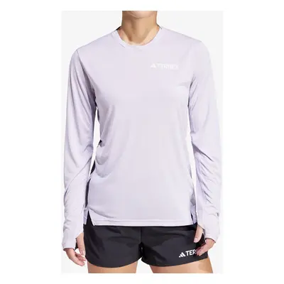 adidas TERREX Xpr Ls Tee Női futófelső - silver dawn