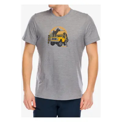 Smartwool Long Weekend Short Sleeve Graphic Tee Merinó póló - light gray heather