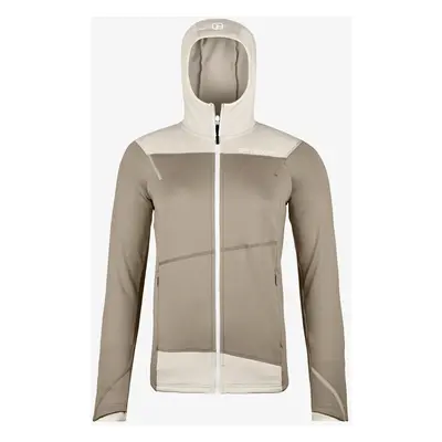 Ortovox Fleece Light Hoody Női kapucnis felső - grey sand