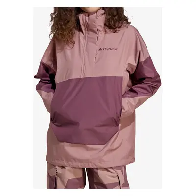 adidas TERREX Xploric 2.5L Climaproof Anorak Női kabát - warm clay