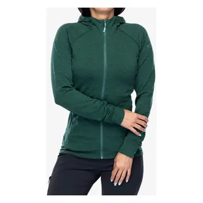 Rab Nexus Hoody Női kapucnis felső - green slate