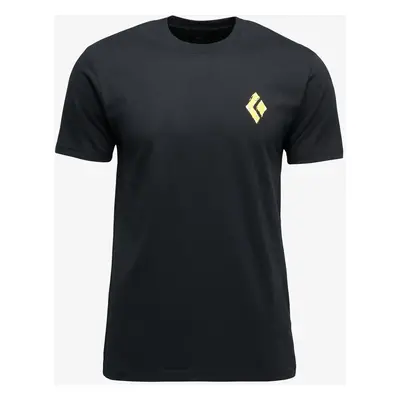 Black Diamond Shredded SS Tee Pamutpóló - black