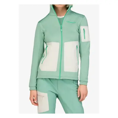 Norrona Falketind Warm2 Stretch Hood Női pulóver - malachite green