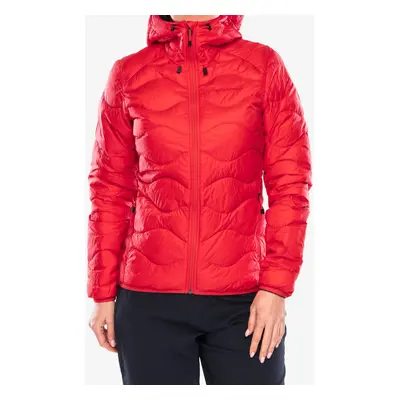 Peak Performance Helium Down Hood Jacket Női pehelykabát - brilliant red