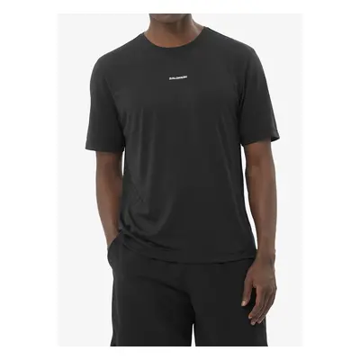 Salomon Shkout Core S/S Tee Gyorsan száradó póló - deep black