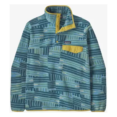 Patagonia Lightweight Synch Snap-T Pullover Férfi pulóver - quilty fitz/wetland blue