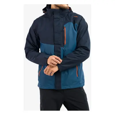 CMP Hugo Jacket Zip Hood Az 1-Ben Kabát - black blue