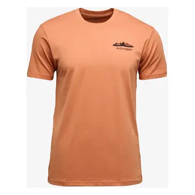 Black Diamond Mountainscape SS Tee Pamutpóló - moab brown