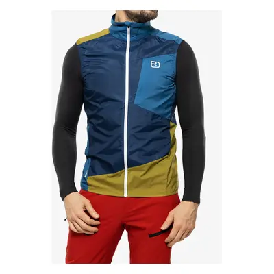 Ortovox Windbreaker Vest Férfi Mellény - petrol blue