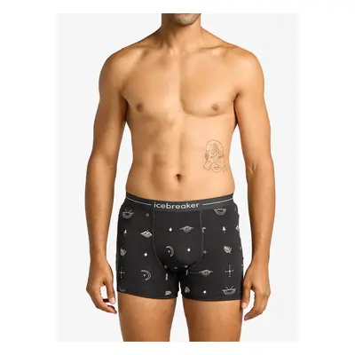 Icebreaker Merino Anatomica Boxers Explore More Termoaktív boxeralsó - black/aop