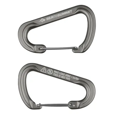 Sea To Summit Accessory Carabiner Large 2pcs Karabiner - grey