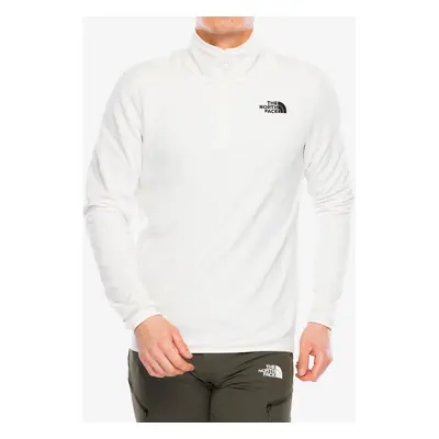 The North Face Glacier 1/4 Zip Polárfelső - white dune/npf