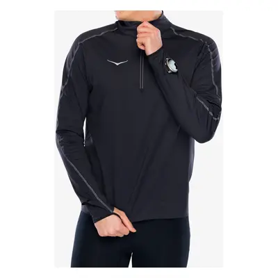 Hoka GlideTech Quarter Zip Futófelső - black