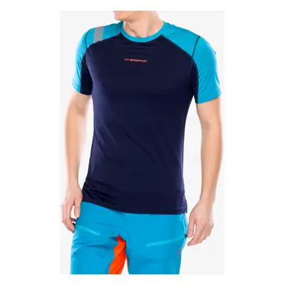 La Sportiva Sunfire T-Shirt Gyorsan száradó póló - deep sea/tropic blue