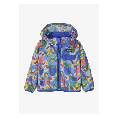 Patagonia Baby Baggies Jacket Gyerekkabát - swallowtail geo/eddy blue